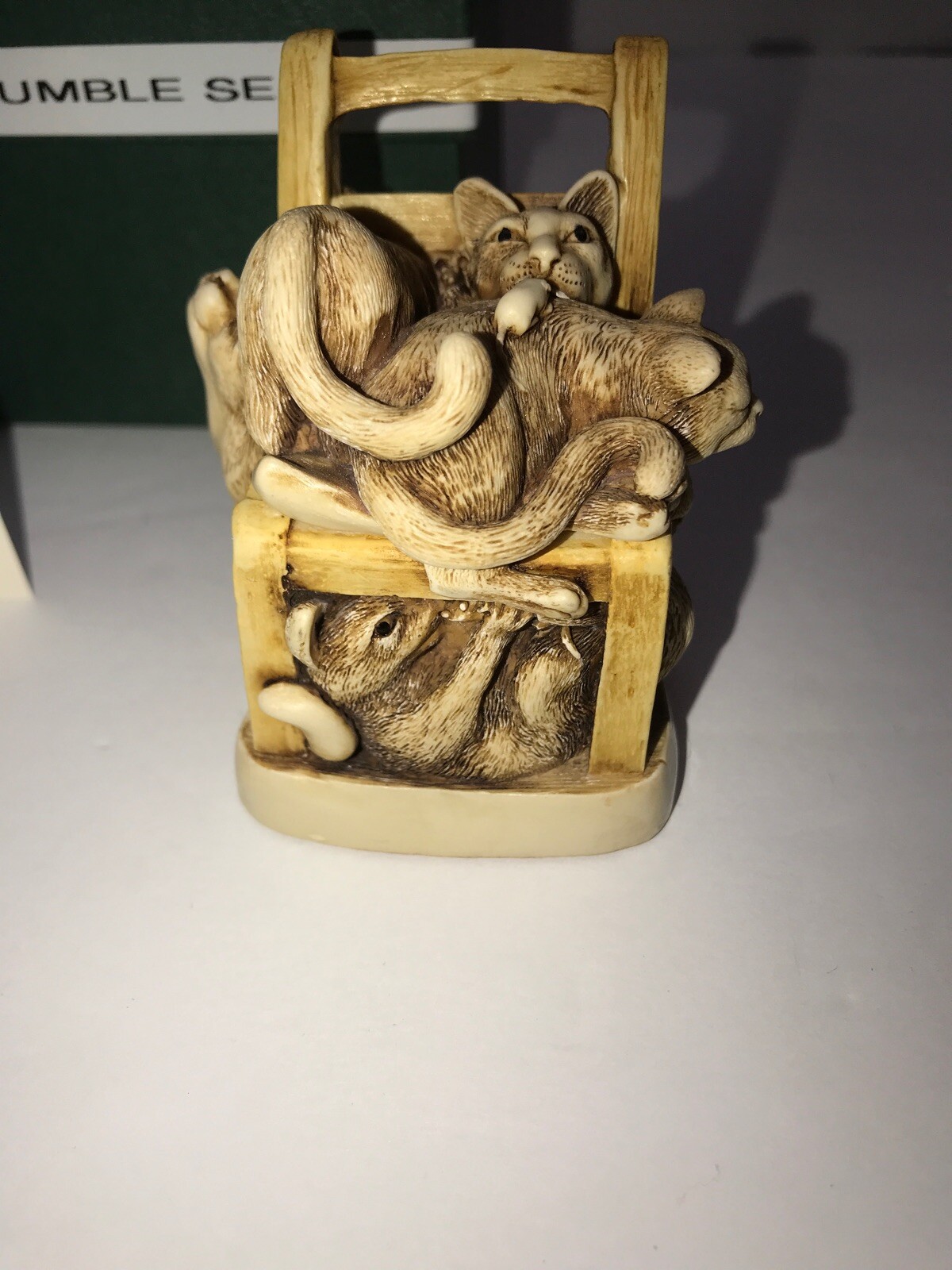 Harmony Kingdom Treasure “Rumble Seat ” Box Figurines Made In Great Britain