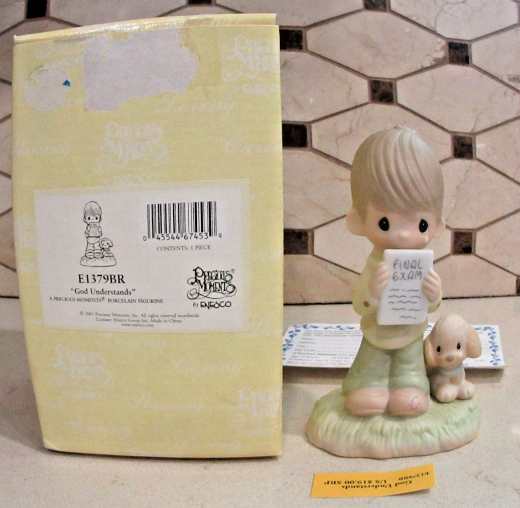 1978 Precious Moments “God Understand” 5″ Figurine EUC Free Shipping