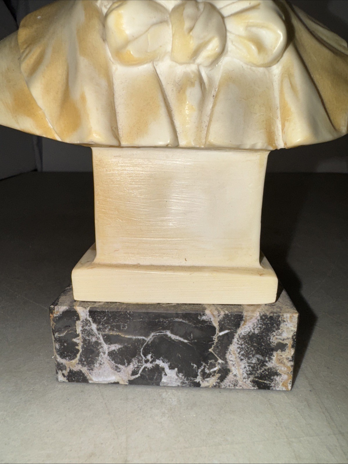 A. Santini Italy Alabaster Marble German Composer Richard Wagner Sculpture Bust
