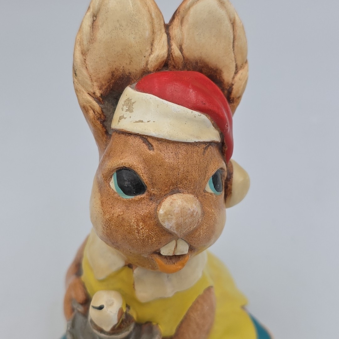 Nighttime Midge Rabbit Vtg Figurine Stoneware
