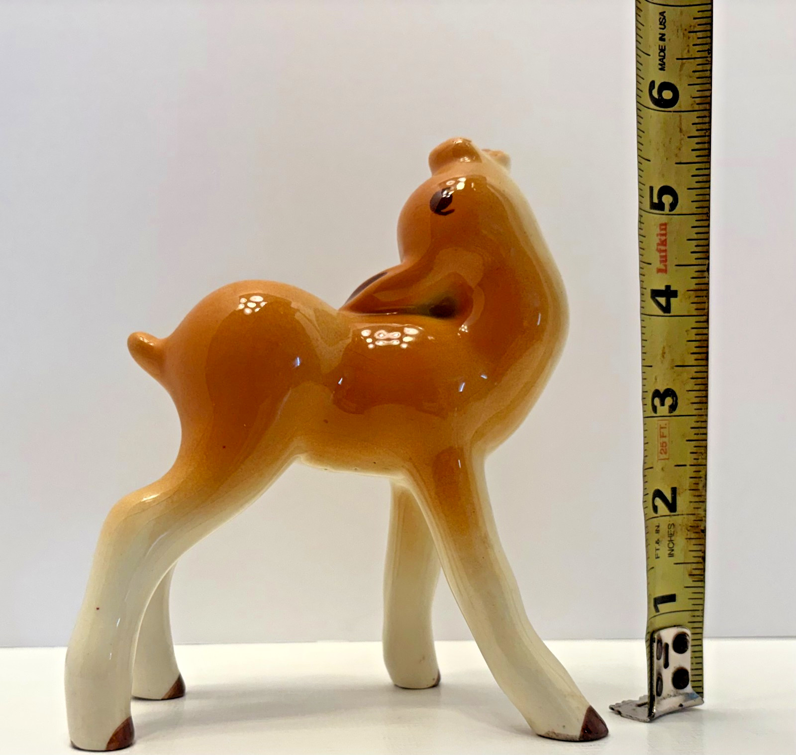 VTG MCM 1950S “DEER ME” CERAMIC FAWN FIGURINE BY ROBERT SIMMONS