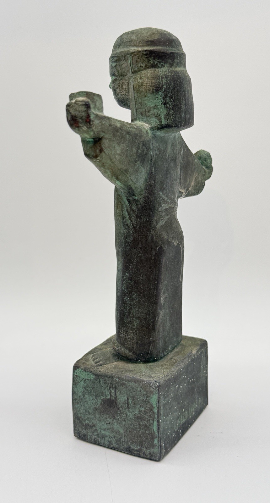 Vintage FRED PRESS Bronze Libra Sculpture, Late ’50’s