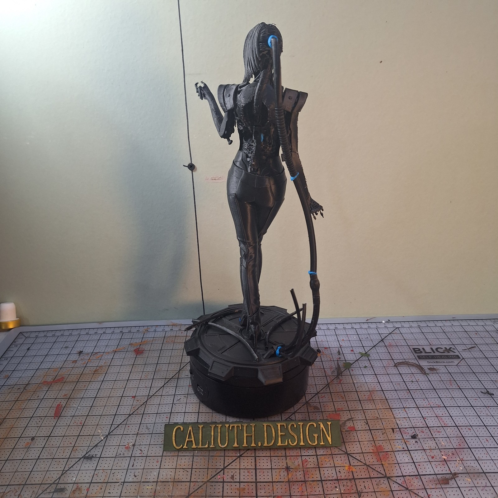 Songbird Figurine Cyberpunk 2077 Hand Painted Model / DIY Kit 19pcs