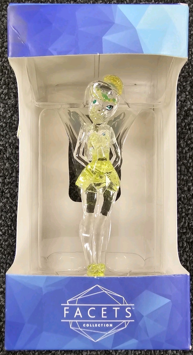 Disney Showcase Facets Collection #6009040 TINKER BELL ACRYLIC FACET, 4″ NEW/Box
