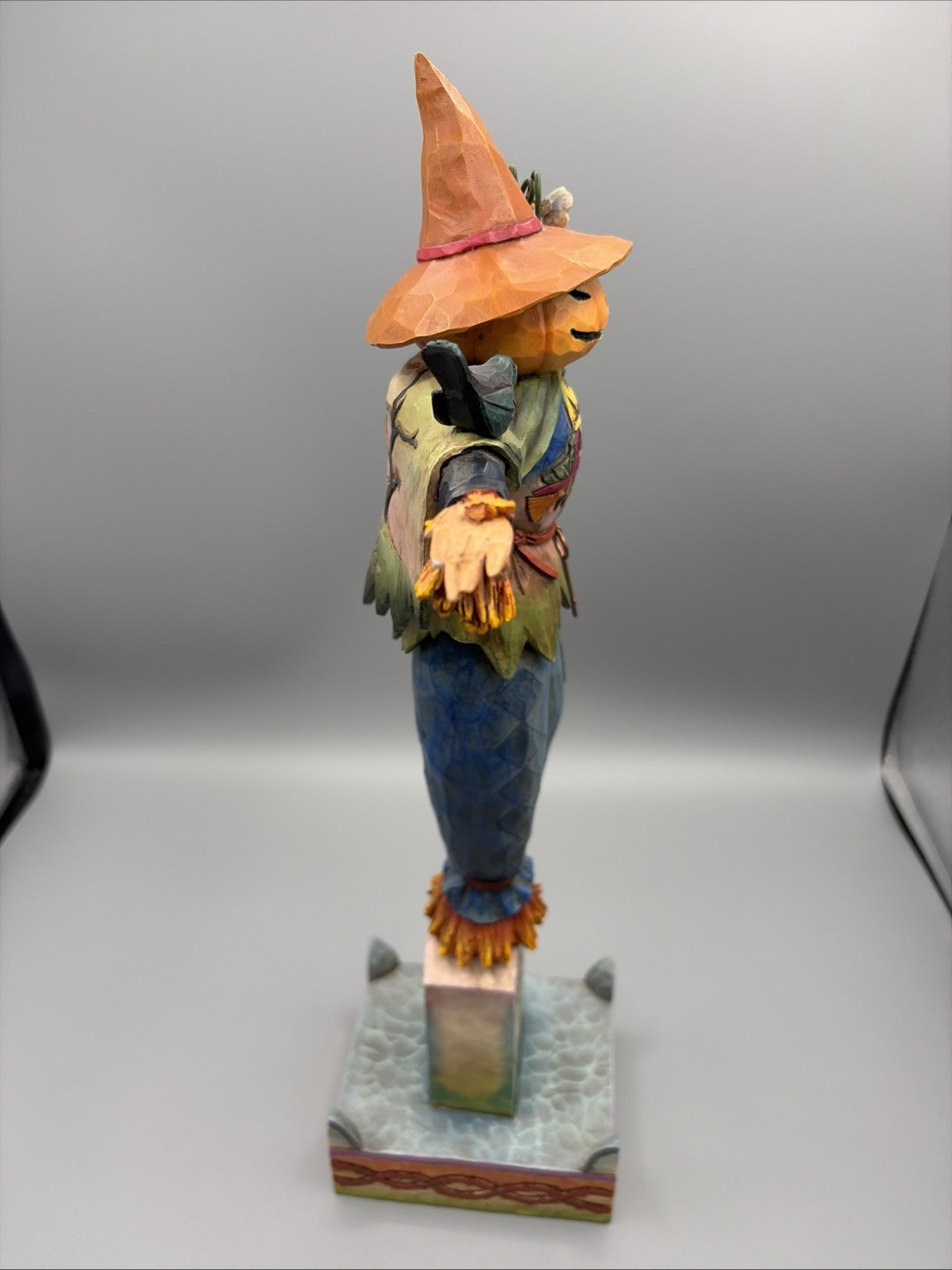 Jim Shore 2007 Scarecrow Graveyard Guardian 15″ Figurine 4007928 *AS IS*