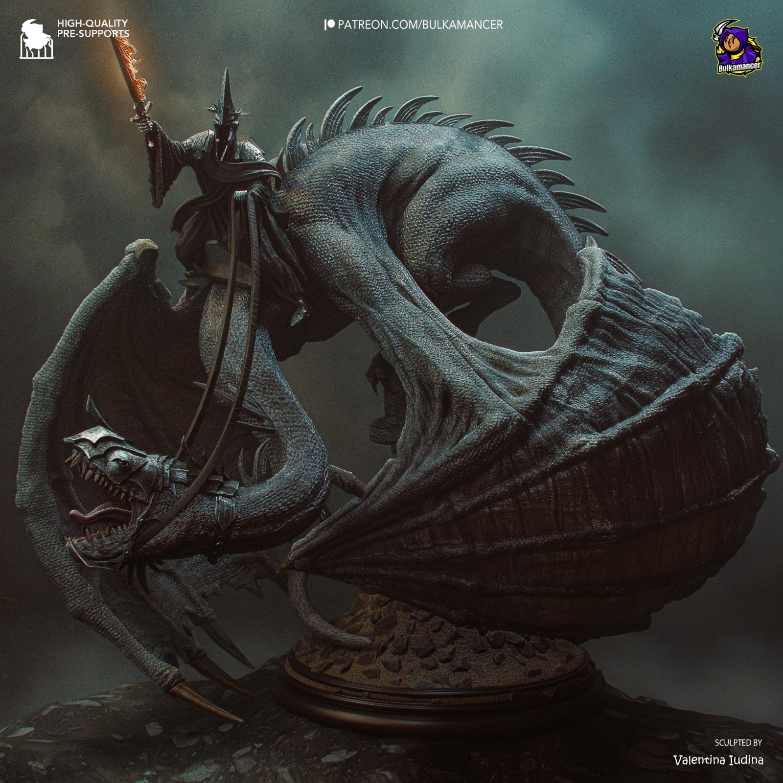 Witch-King of Angmar – LOTR 1/20 Scale Figure 3D Print Model Kit Unpainted