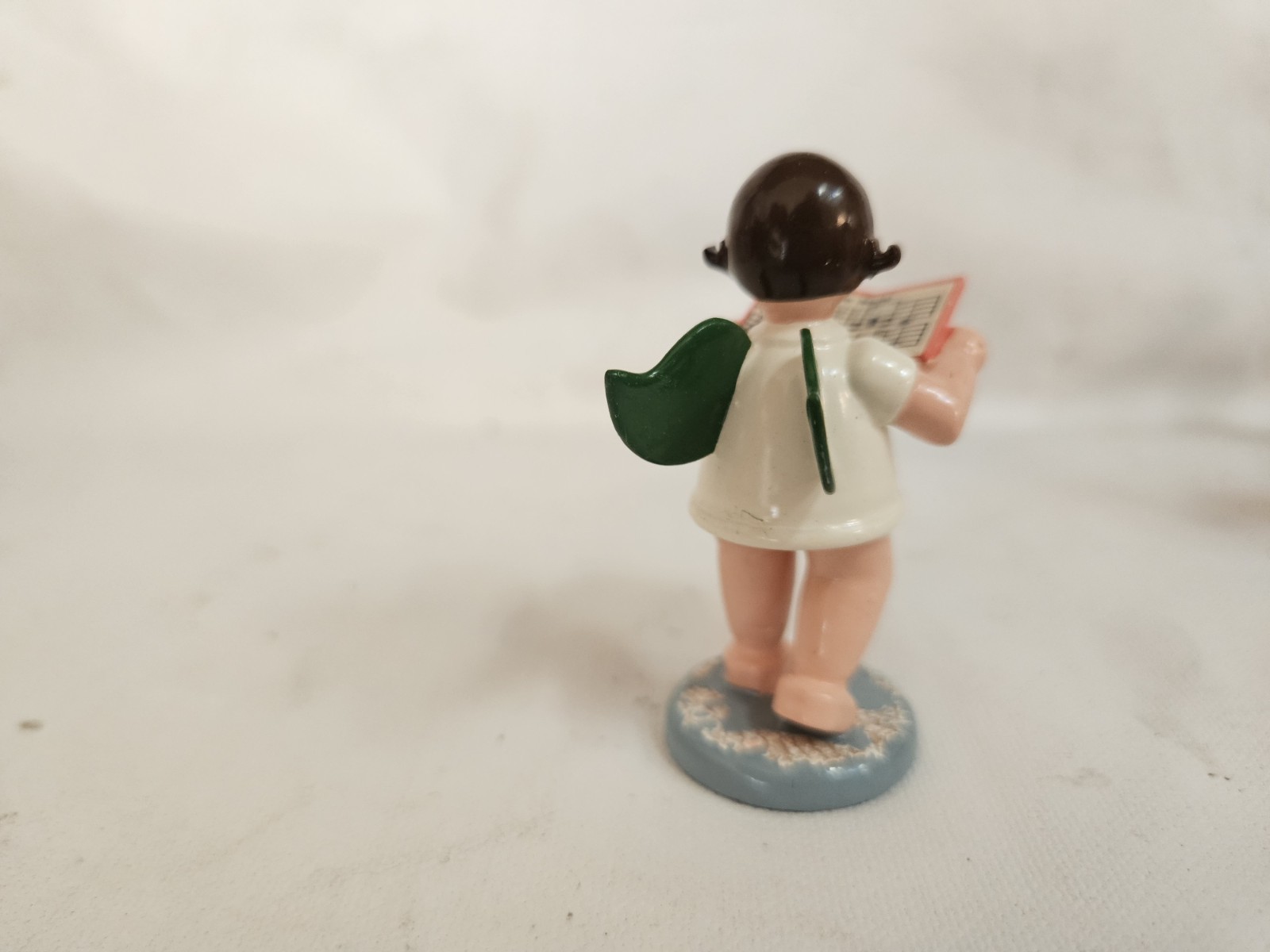 Vintage Ellmann Miniature Angel Musician Singing Silent Night Germany