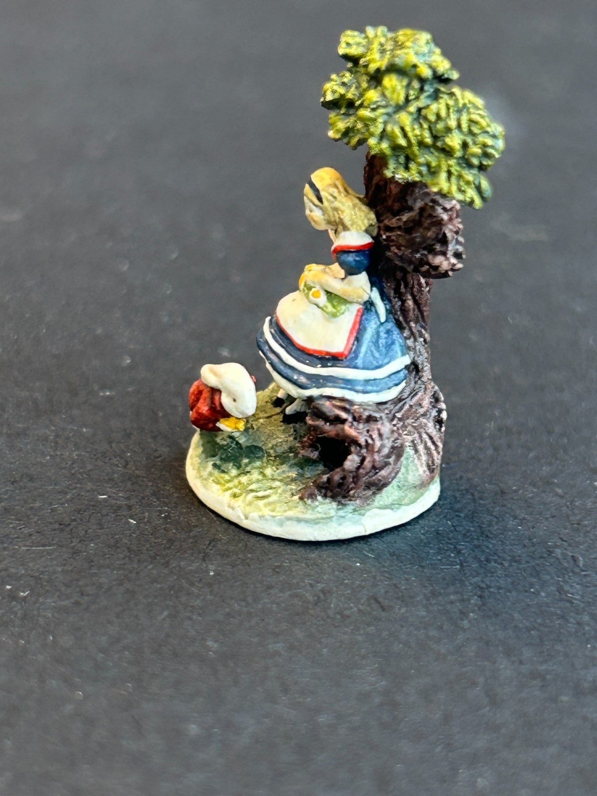 Olszewski Goebel Figurines from Alice in Wonderland, 670-P, 671-P, 672-P, SIGNED