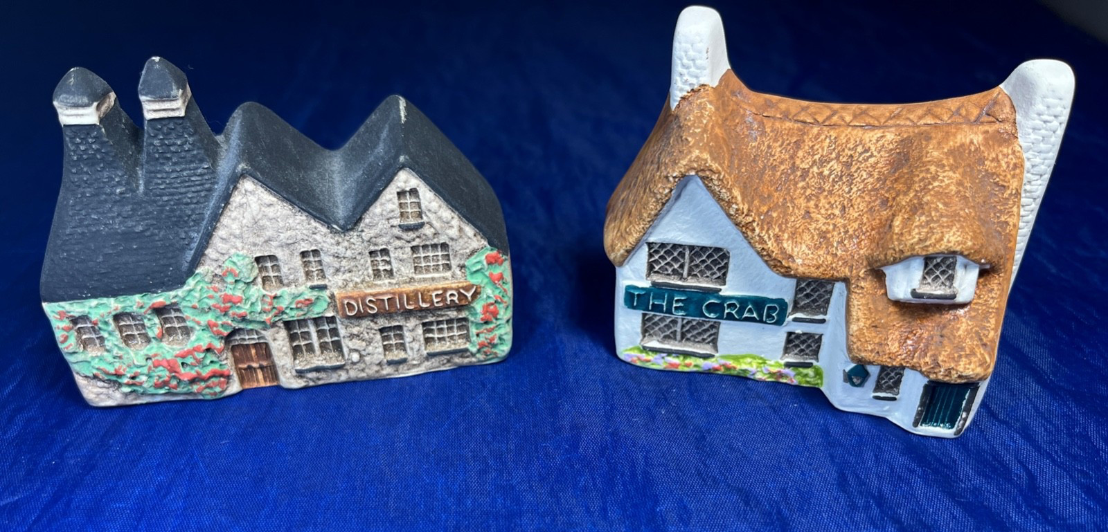 Lot of 2 PHILLIP LAURESTON HOUSES DISTILLERY #726, THE CRAB #722. Adorable