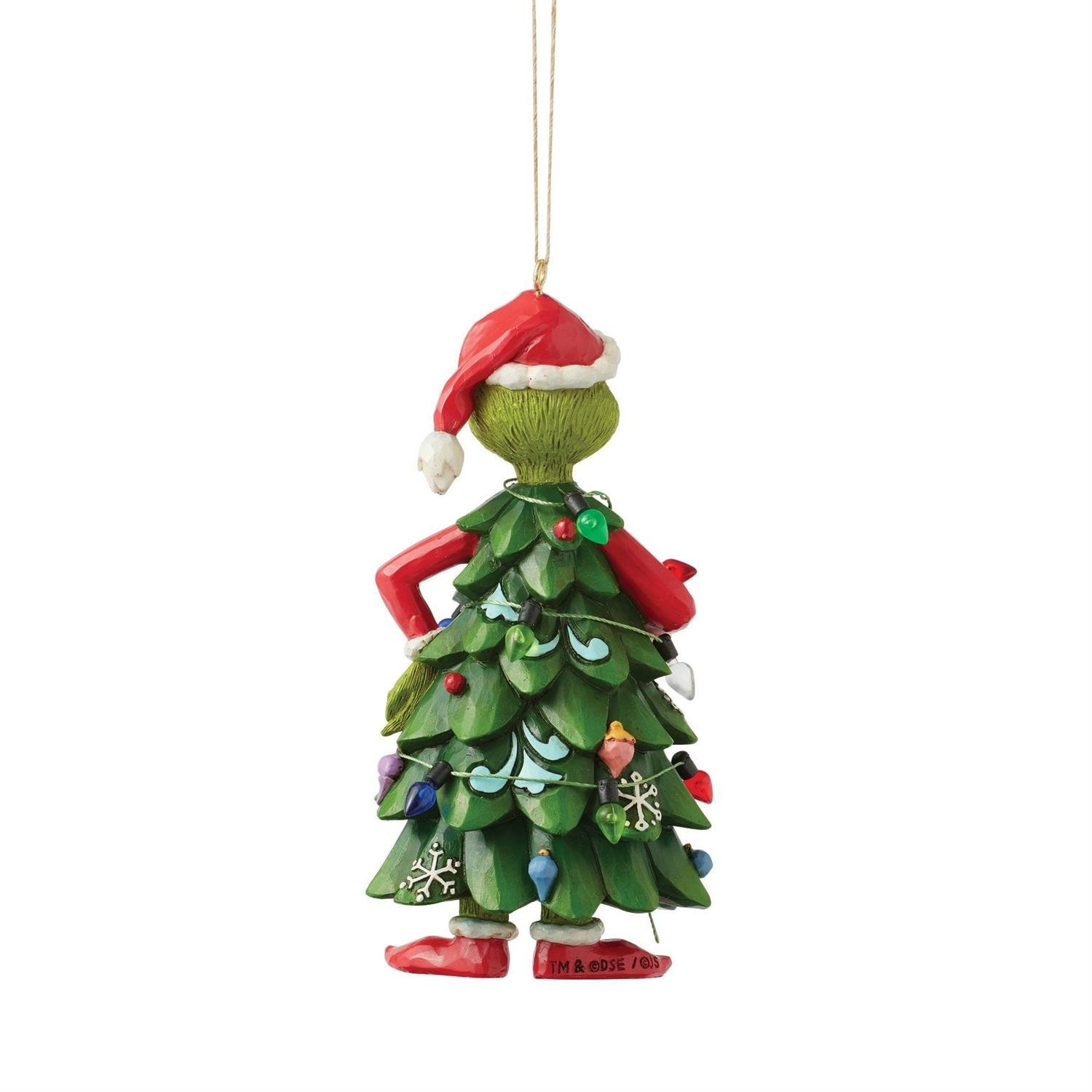 Jim Shore GRINCH DRESSED AS TREE ORNAMENT 6017078 BRAND NEW