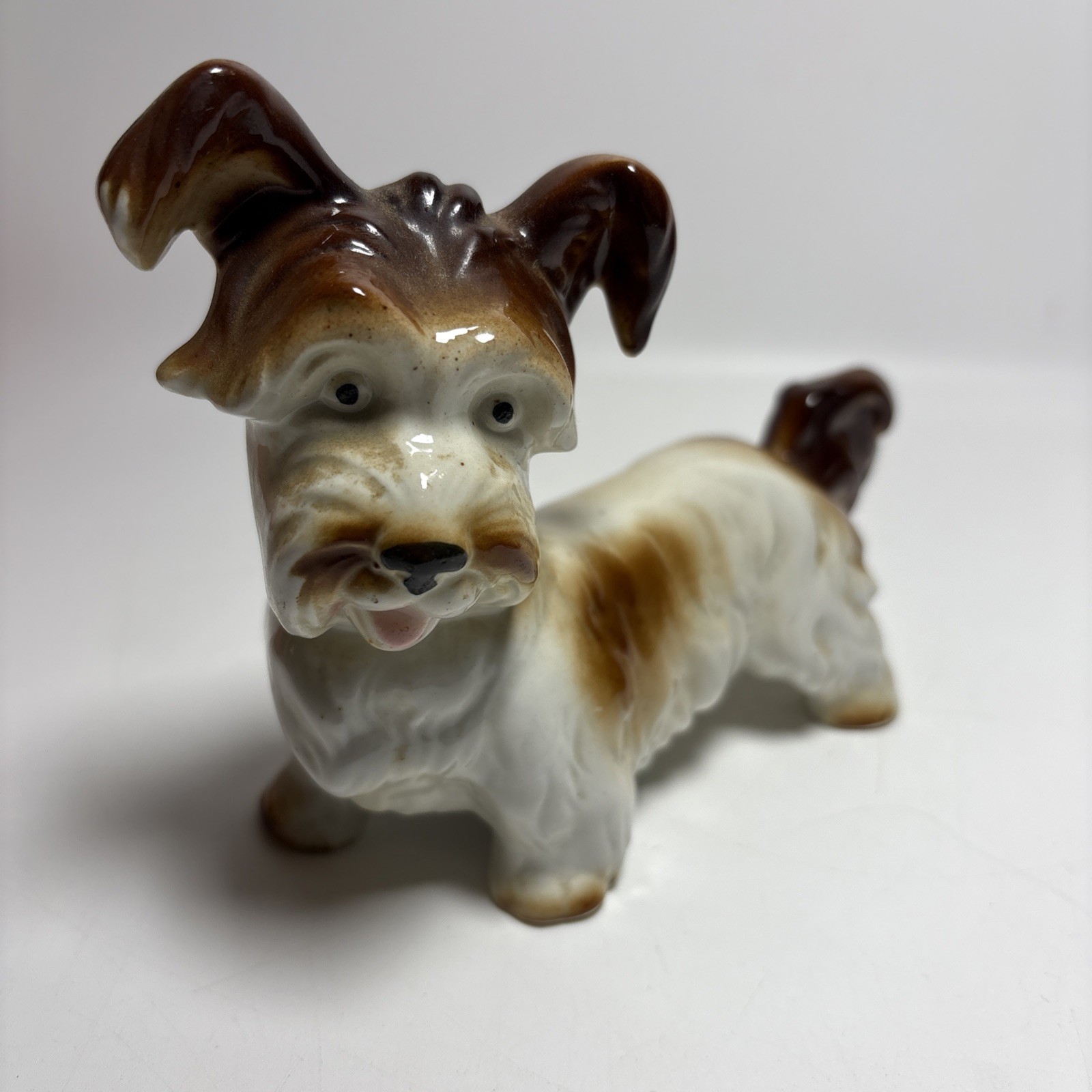 Wagner & Apel VTG Porcelain Dog Figurine Terrier – E. Germany 6” X 4.5” Approx
