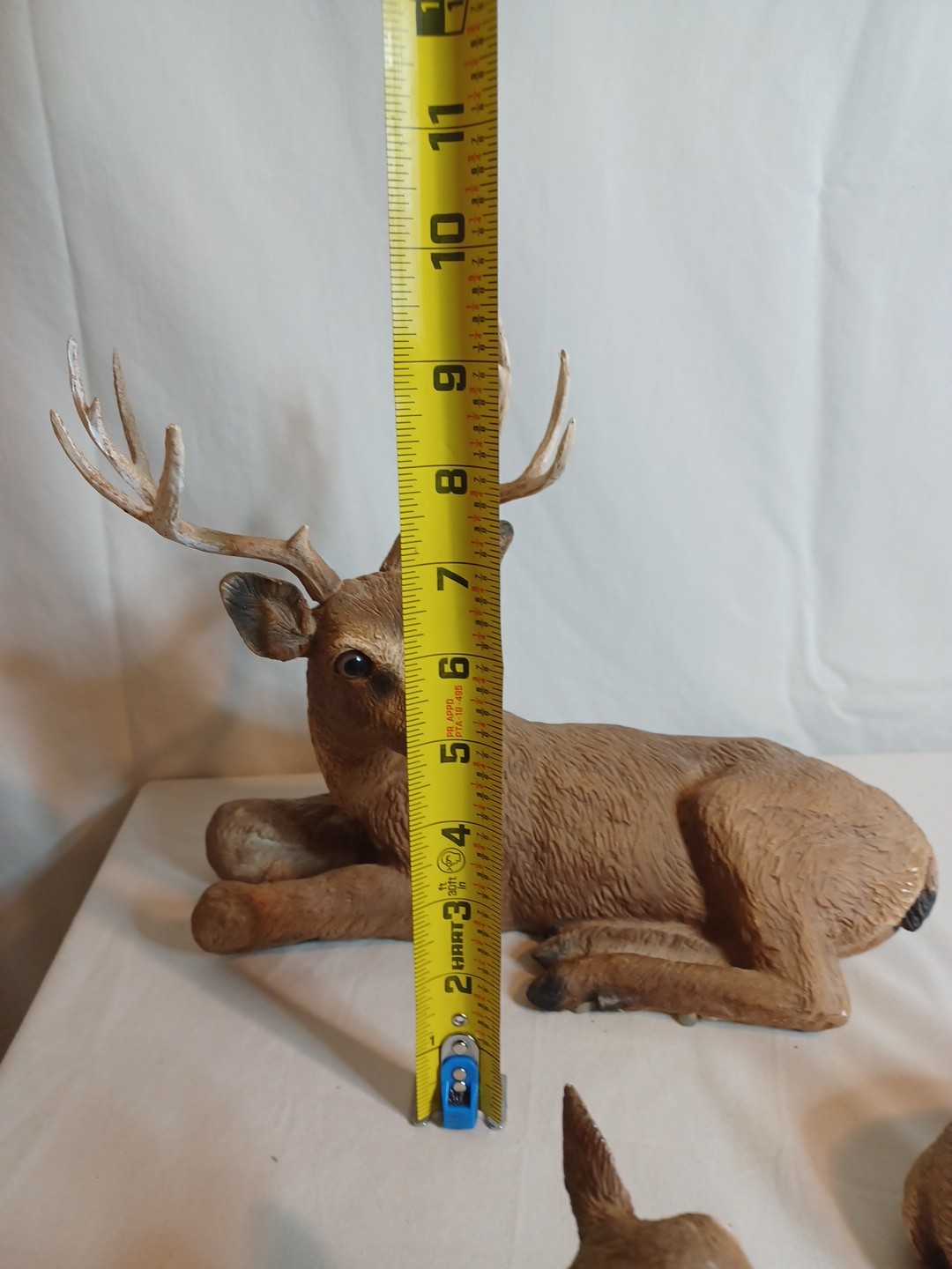 Vintage Homco Deer Family 1984 Buck Doe Fawn Resin Farmhouse Man Cave Cabin USA