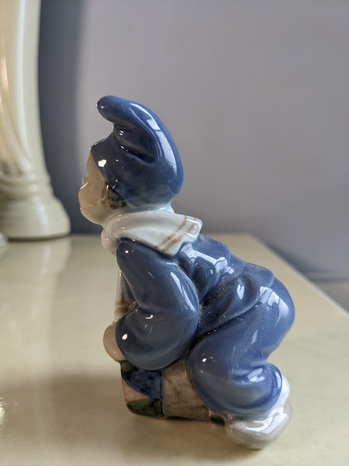 1923s Antique Royal Copenhagen Denmark Porcelain Figurine 9cm