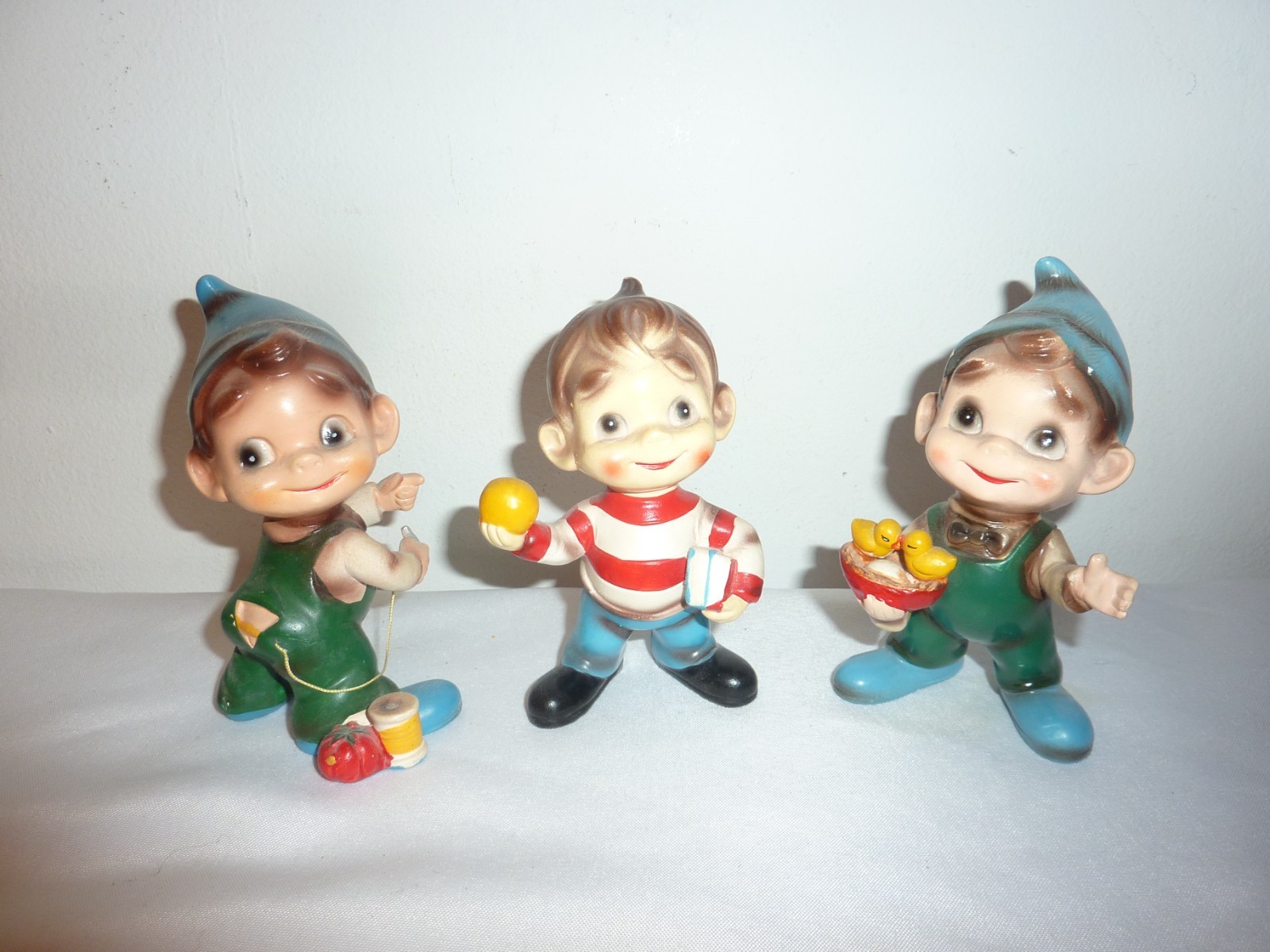 Vintage Josef Originals Wee Folks Boys Ceramic Figurines 4.5″