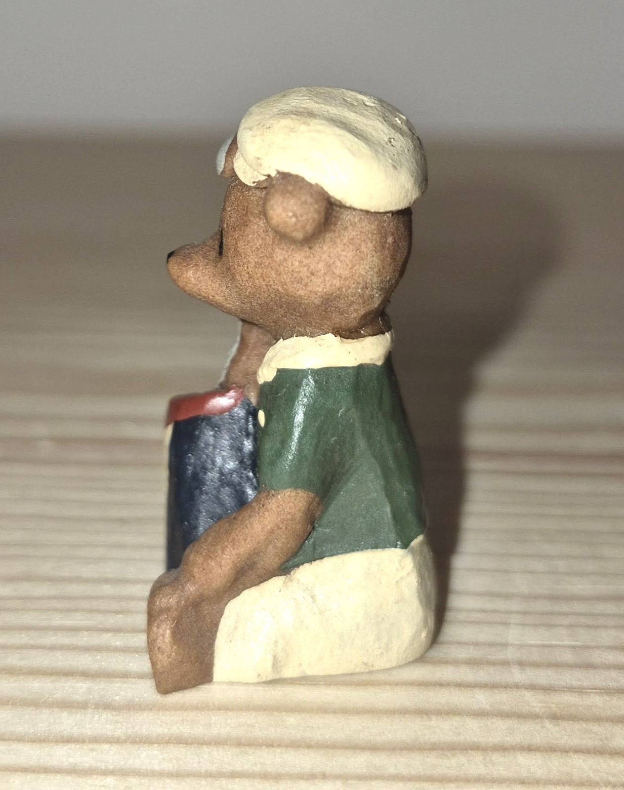 Miniature Resin Bears Unbranded 1 1/2″ tall, Golfer, Cheerleader, Boy Set of 3