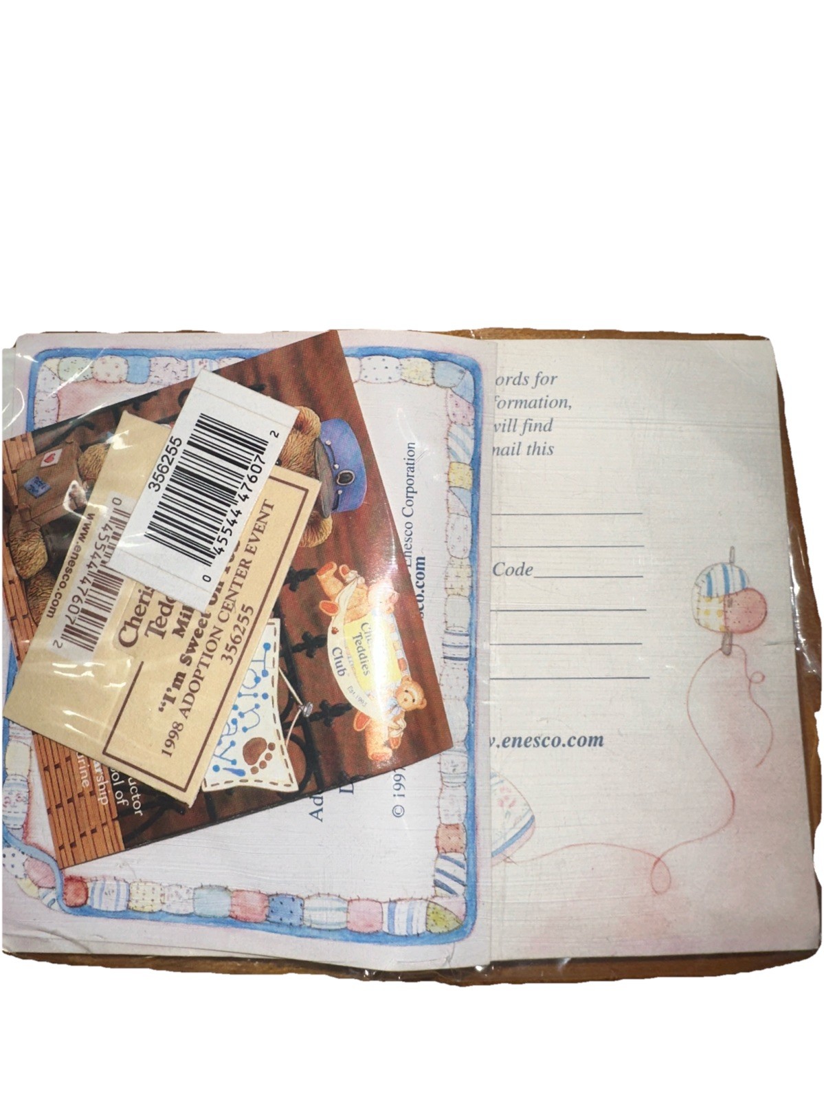 Cherished Teddies Mike I’m Sweet on You Adoption Center Evt Balloon Cotton Candy