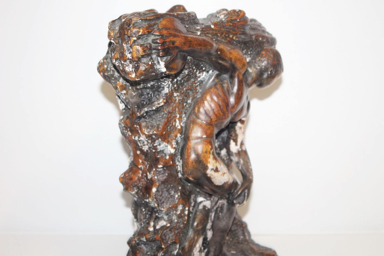 Vintage Attila’s Statue Discus Thrower Discobolus Of Myron Athlete Greek Olympic