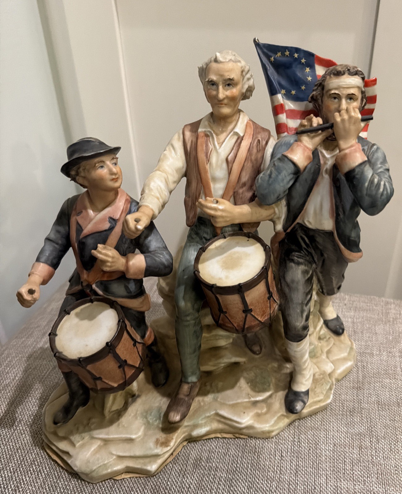 Andrea Sadek Revolutionary war Figurine “Spirit Of ‘76” Early American Scene USA