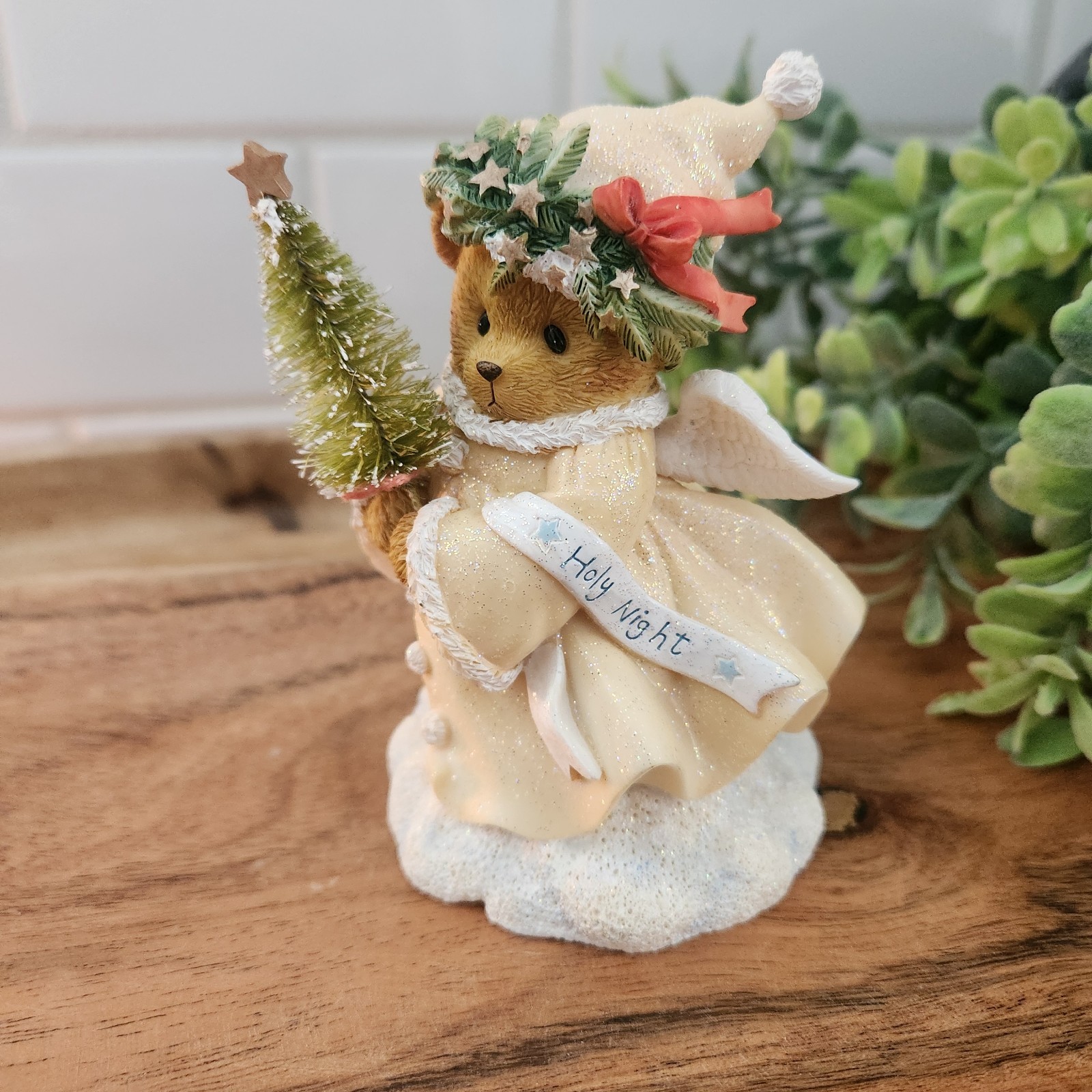 Cherished Teddies Thelma Blessed Is That Holy Night Angel Figurine 2013 4034596