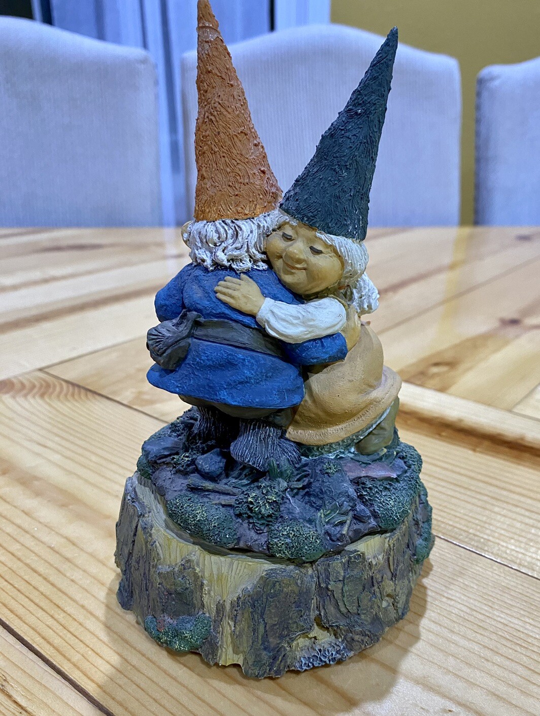 Rien Poortvliet Trudy & Frederick Gnome Revolving Music Box Anniversary Waltz