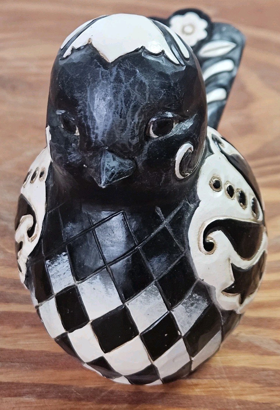Jim Shore “Sing Your Own Song” Bird Heartwood Creek Quilt Wood Carving 2017. KGS