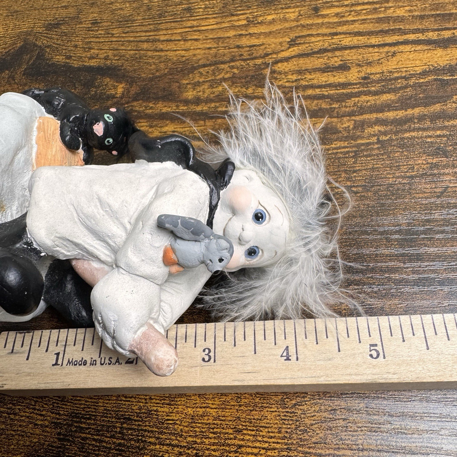 Dreamsicles Be Witching DA652 Halloween Witch Figurine Black Cat Ghost 1994