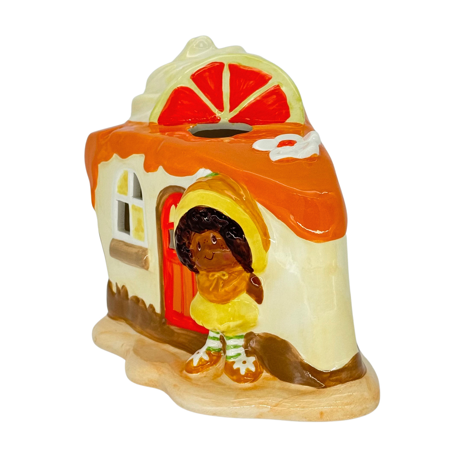 Blue Sky Clayworks Strawberry Shortcake Orange Dessert Candle House 25585