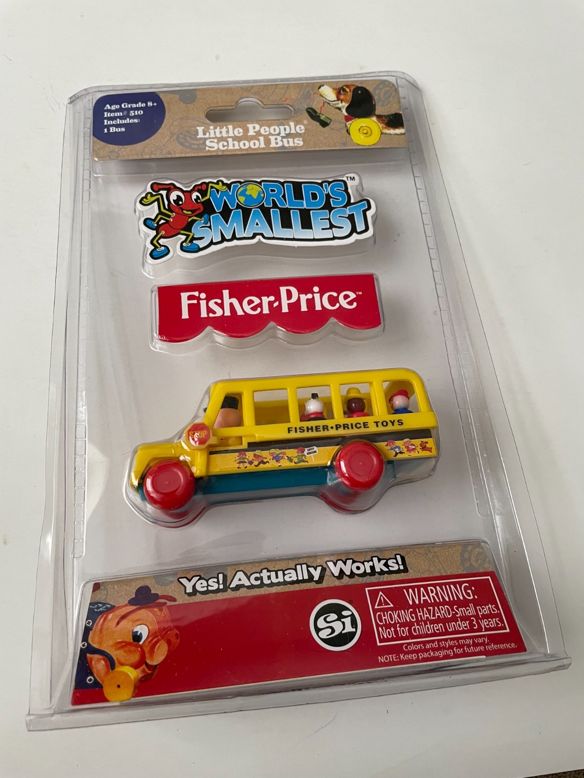 World’s Smallest Fisher Price Little People School Bus NIP Factory Sealed