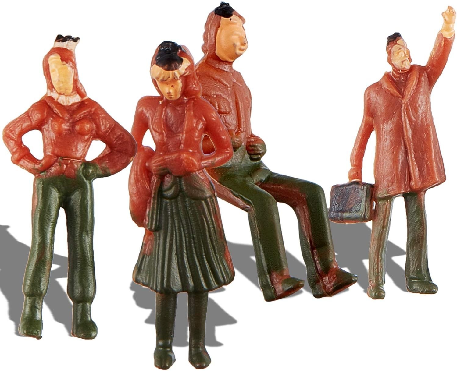 Diverse Miniature People Figurines – 200 Pcs in Various Poses for Decoration