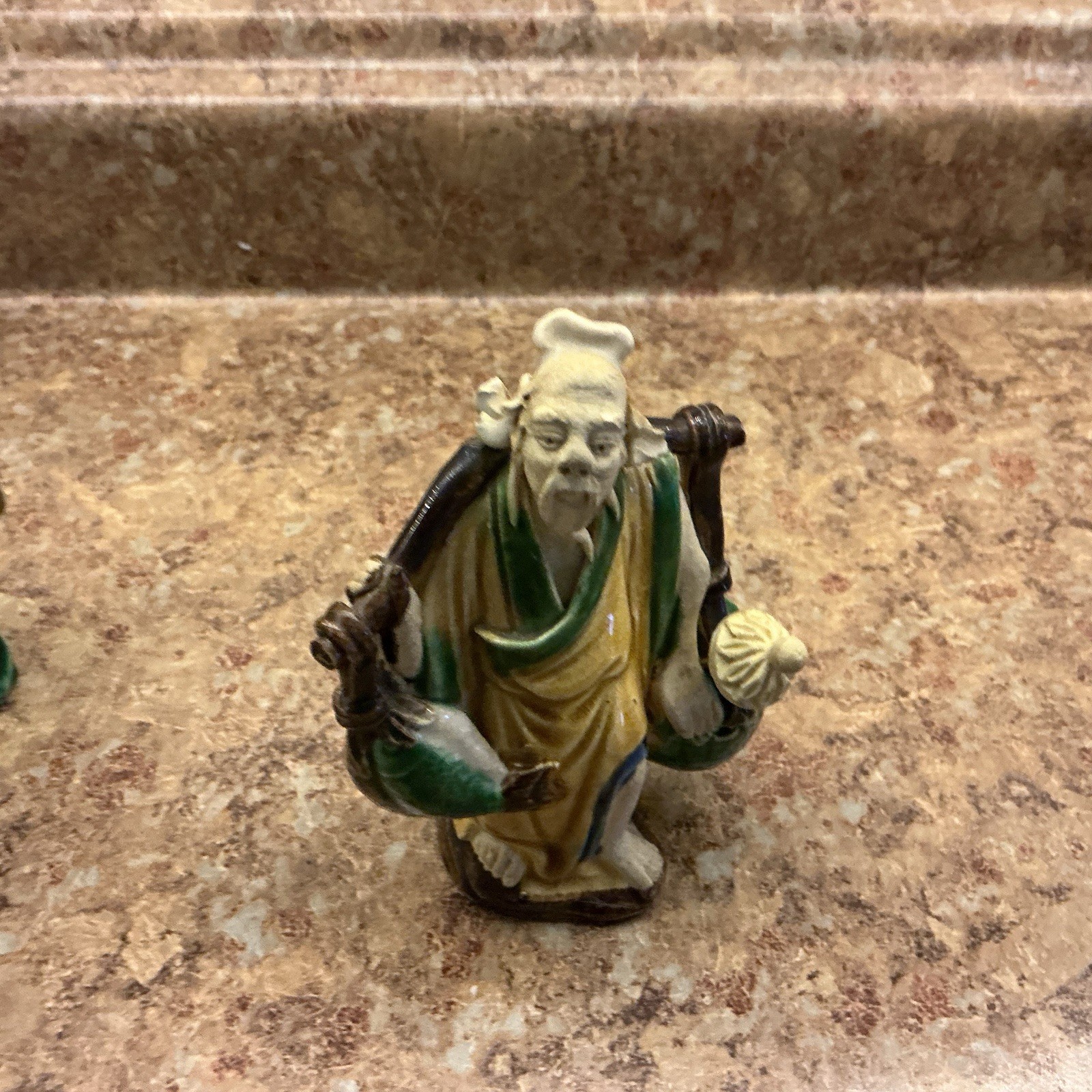 Vintage Handpainted Set Of Six Men Figurines From China ￼