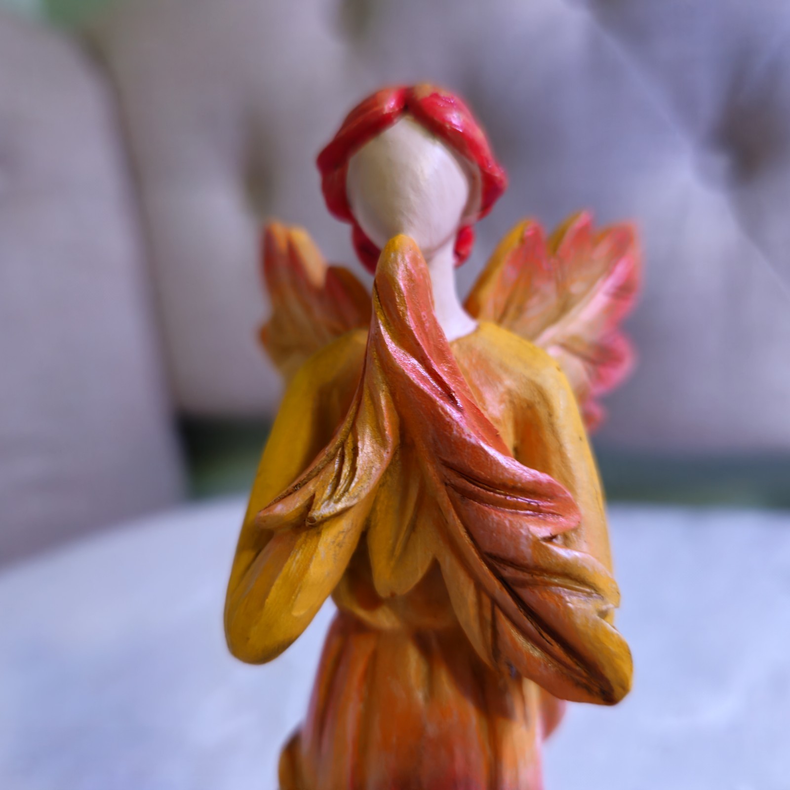 Autumn Maple Leaf Fiery Hues of Autumn Figurine Collectible Mantle Art Desktop