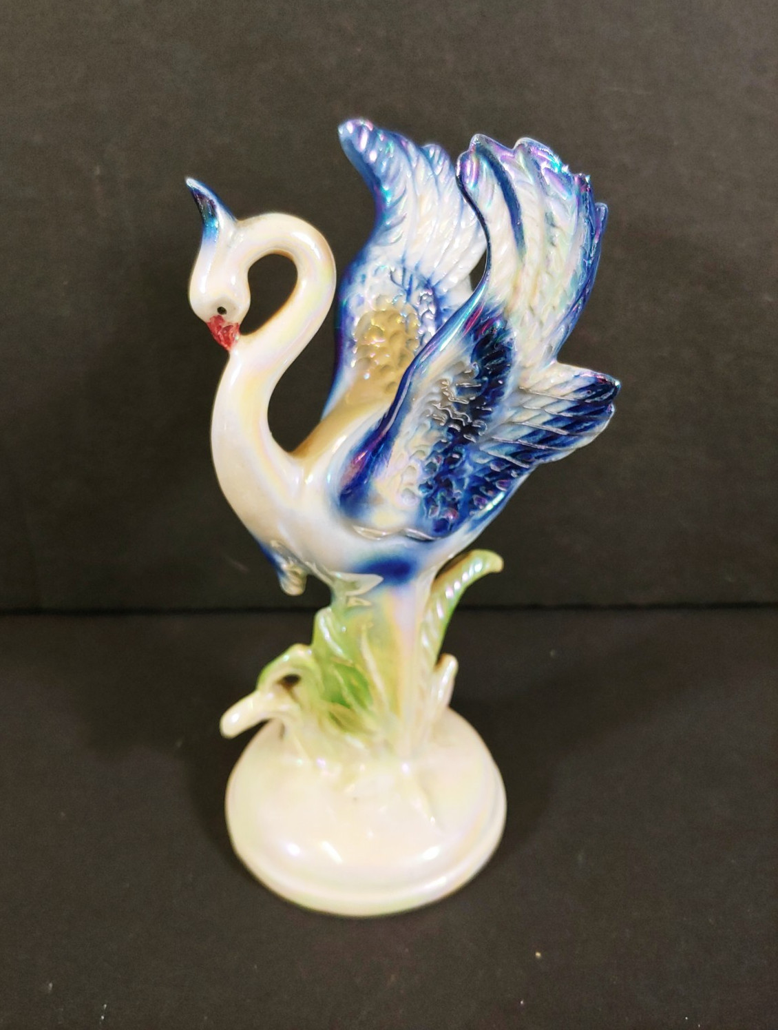 Vintage Jenna Holland Mold #267 Ceramic Porcelain Swan Crane Bird