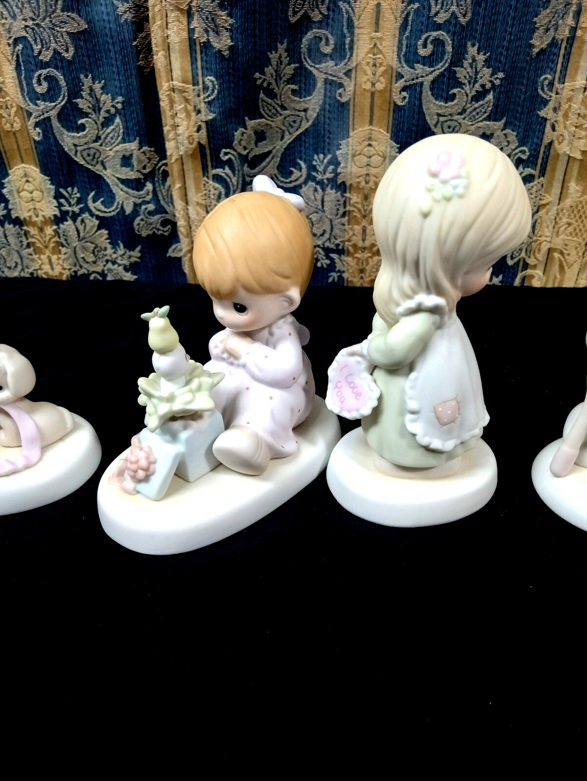 Precious Moments Various Styles/Years Figurines Mixed Lot Of 5 Total W/Box