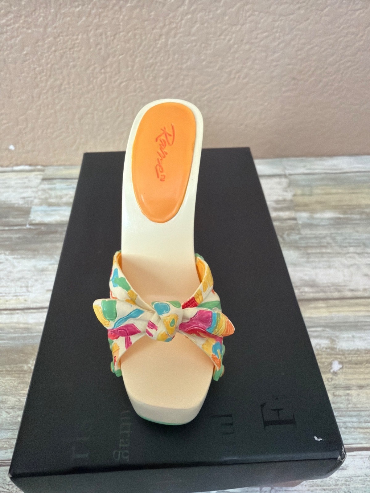 Just The Right Shoe Raine 2006 Summer Splash Miniature Shoe #25607 NEW
