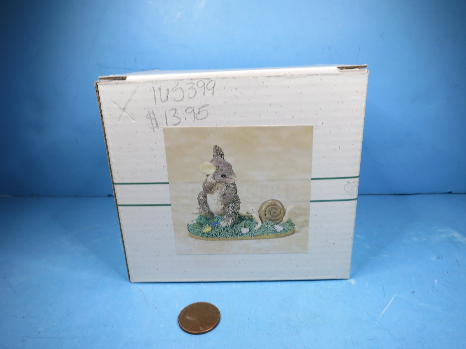 CHARMING TAILS-Taggin’ Along Mouse Figurine-By Silvestri-USED With Box