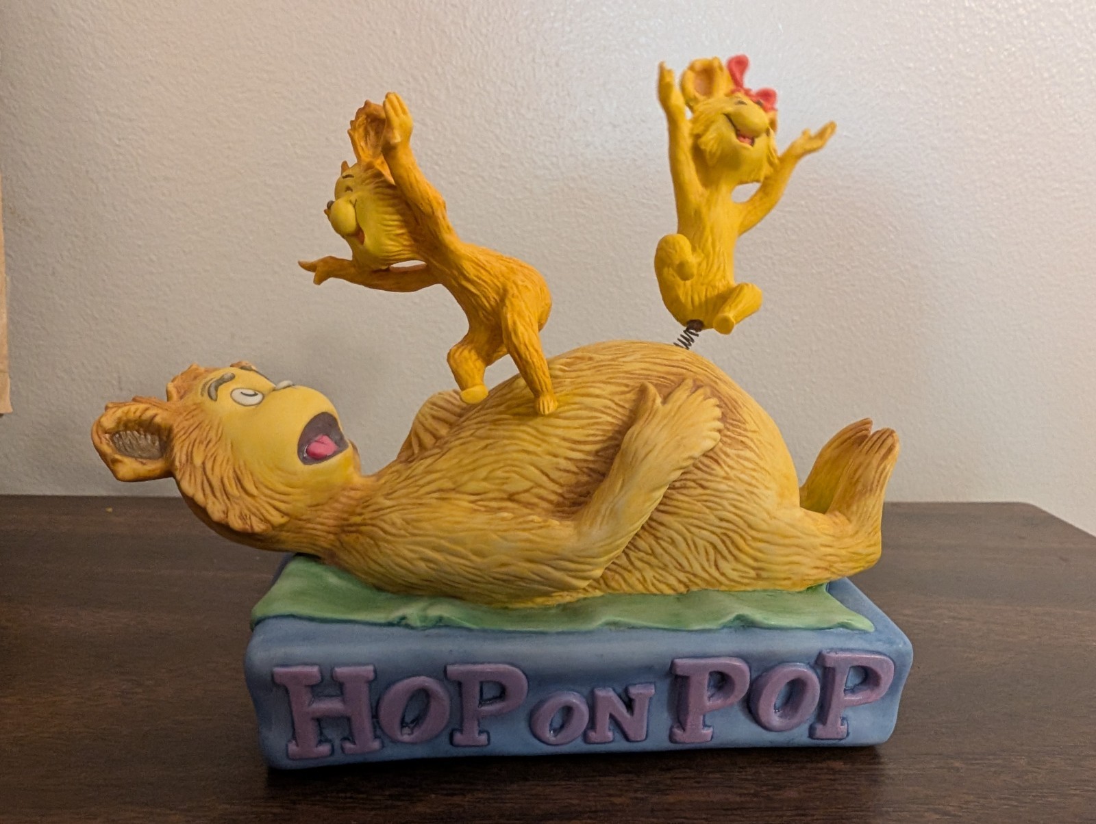 Dr Seuss Hallmark Hop On Pop LE Numbered Porcelain Figurine. NIB. COA+