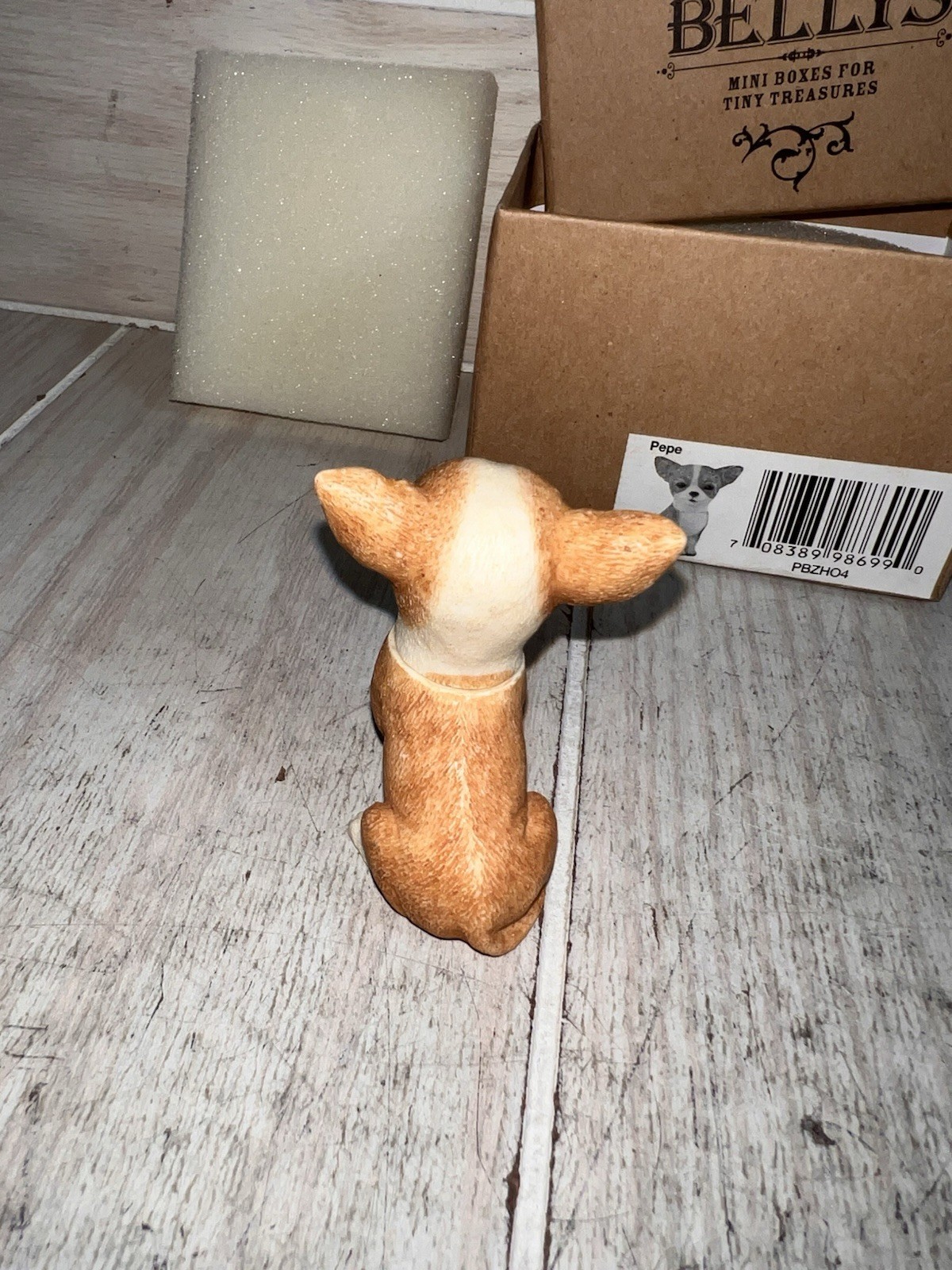 Pot Bellys Harmony Ball Dog Chihuahua Pepe Trinket Box Figurine NIB NOS