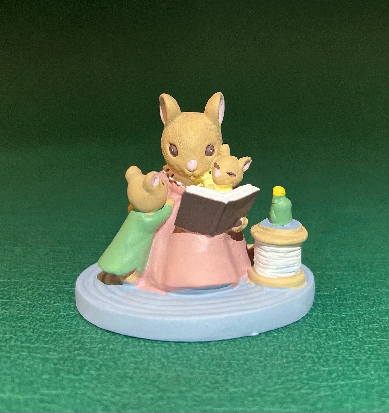 Vtg Avon Forest Friends Mini Mouse Figurine Table Top Ornaments, Lot of 3