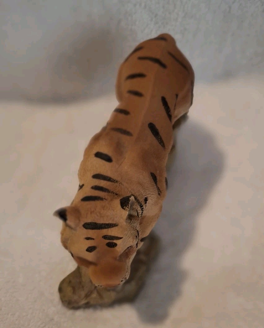 Tiger On Rocks Figurine