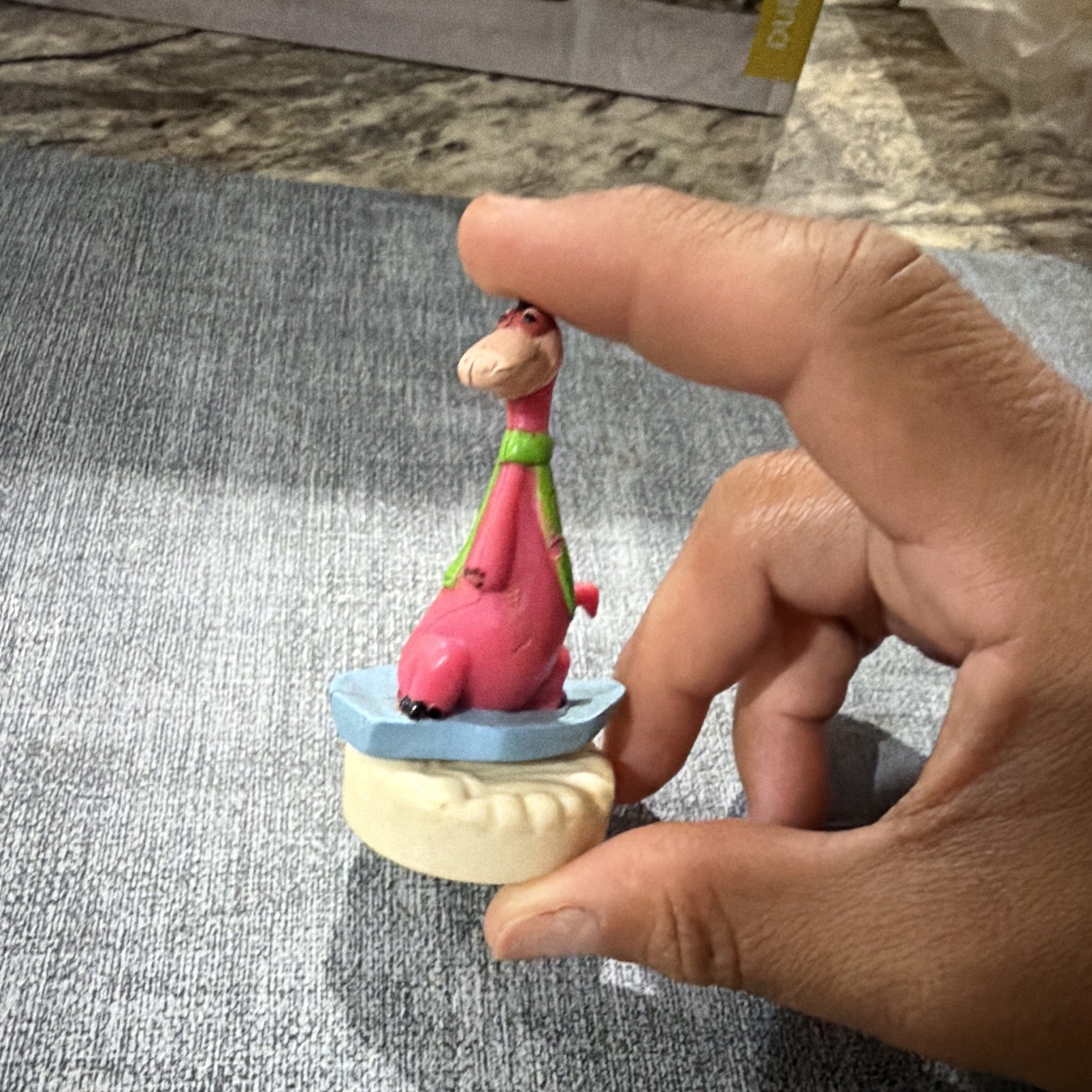 Hanna-Barbera Snagglepuss 1990 Figurine Painted Molded Plastic 3D Small