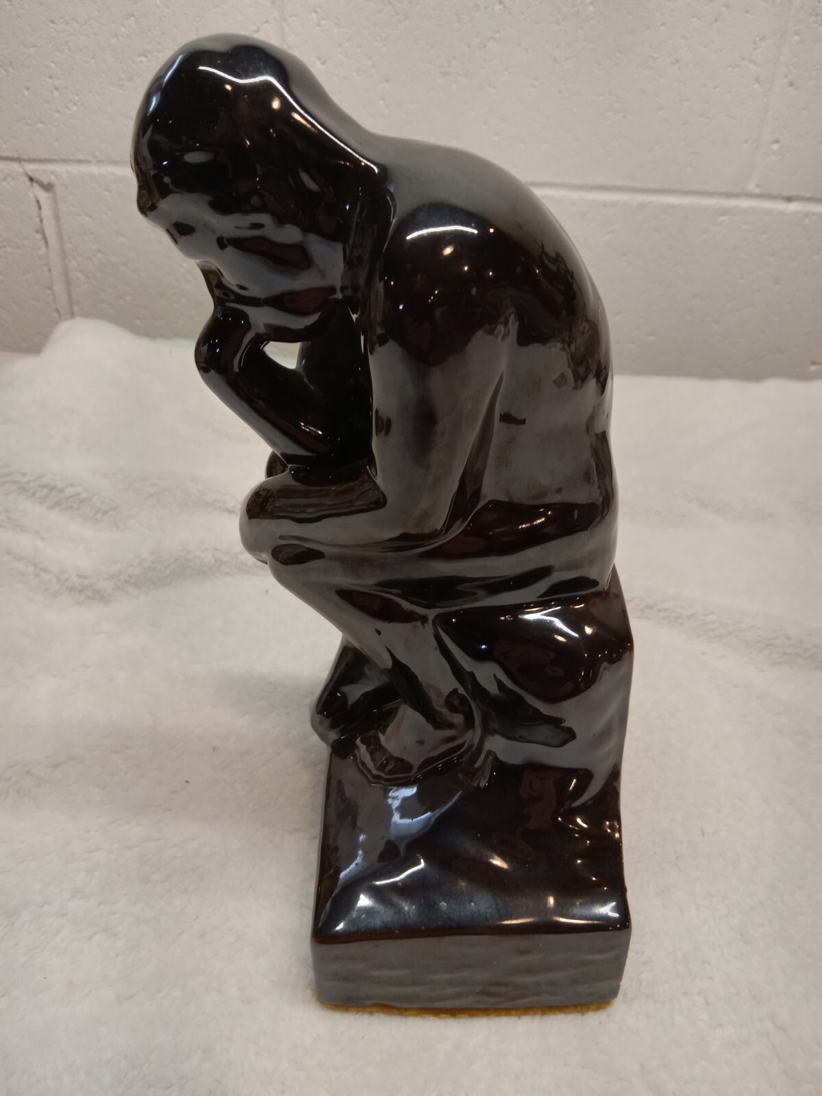 Vintage Ceramic Thinking Man Anchor Mold Company
