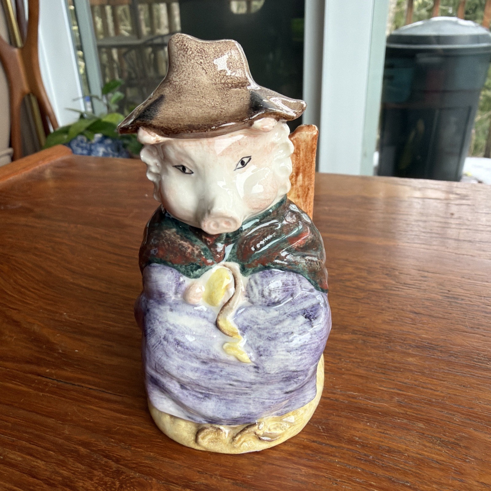 Royal Albert England Beatrix Potter “And This Pig Had None” Figurine 1992