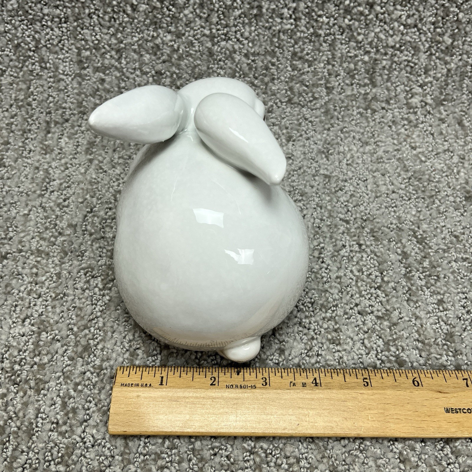 Fitz & Floyd 70s Porcelain Easter Bunny Rabbit Hand Painted Japan Easter 1975