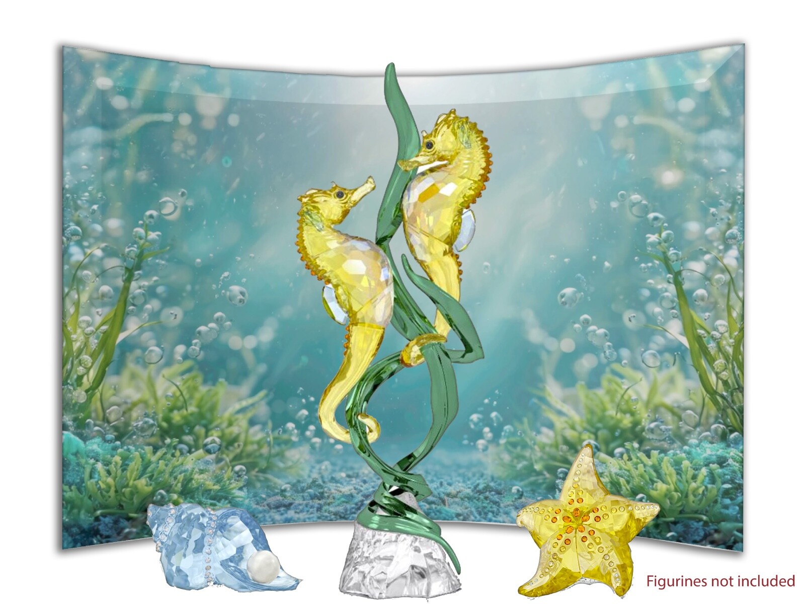 Swarovski SCS seahorse Idyllia 2025 crystal display