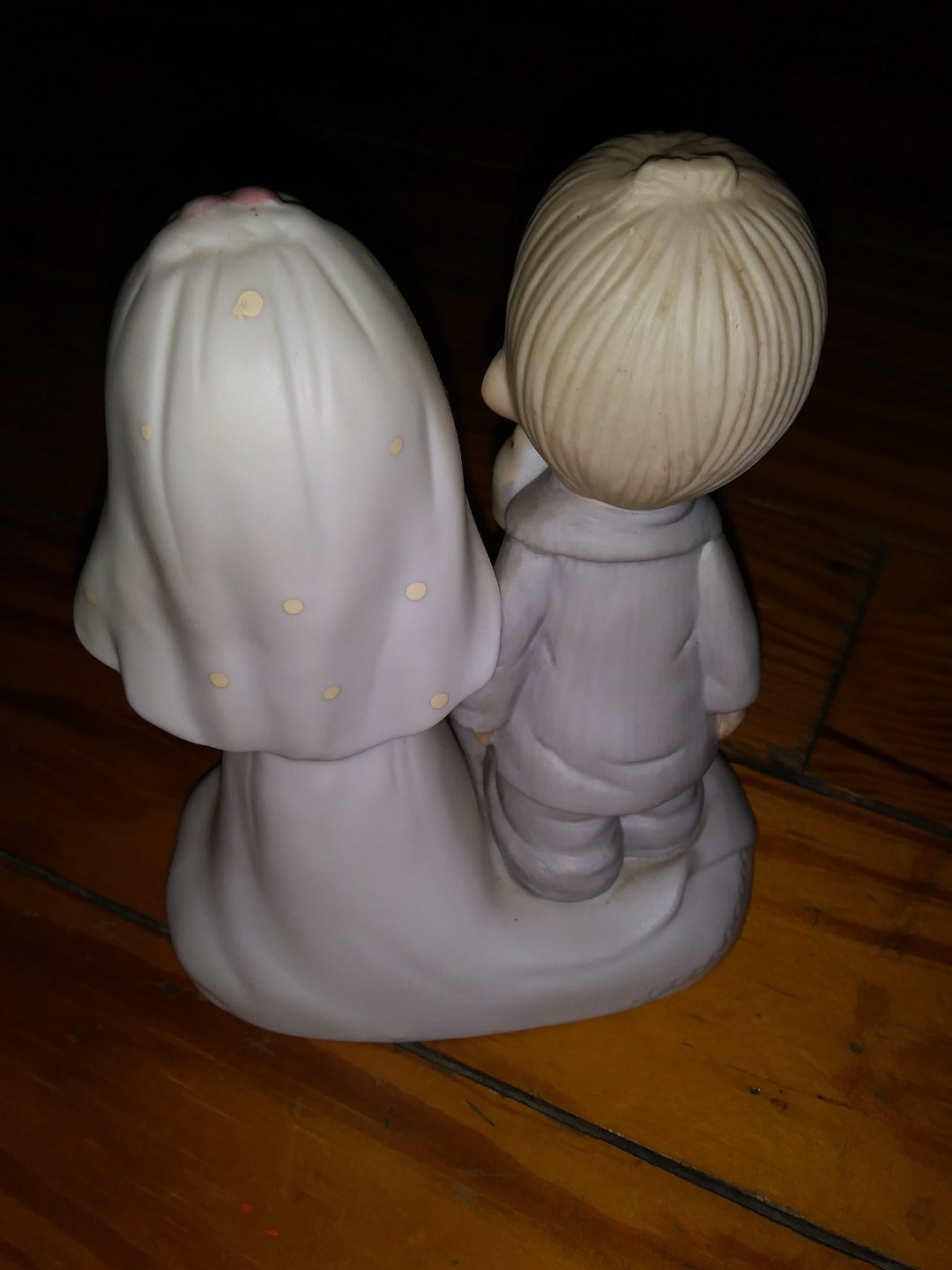 EUC Precious Moments Figurine Jonathon & David The Lord Bless You Keep You