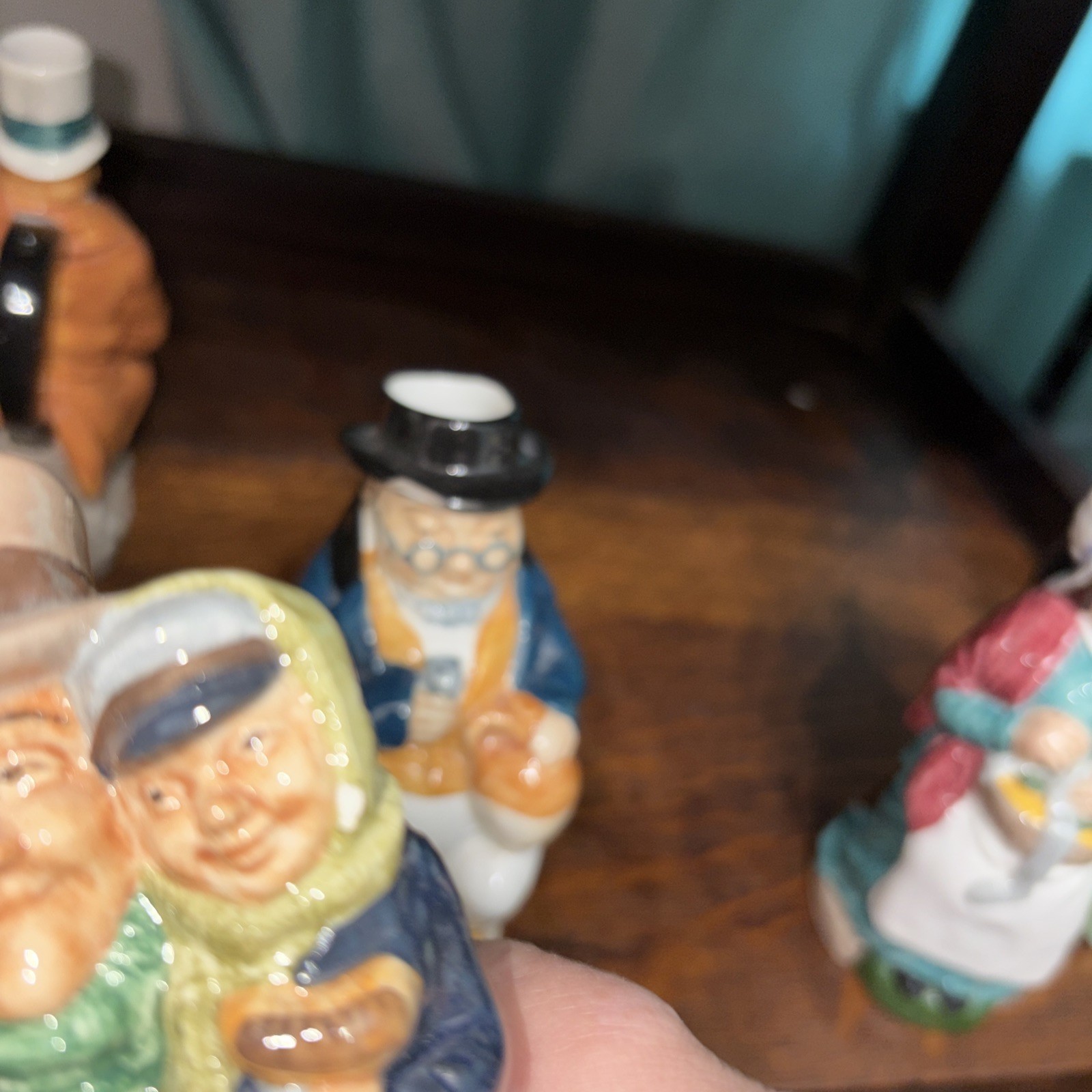 Vintage Wood & Sons Dickens Toby Jug (4) Set Porcelain wood & Son