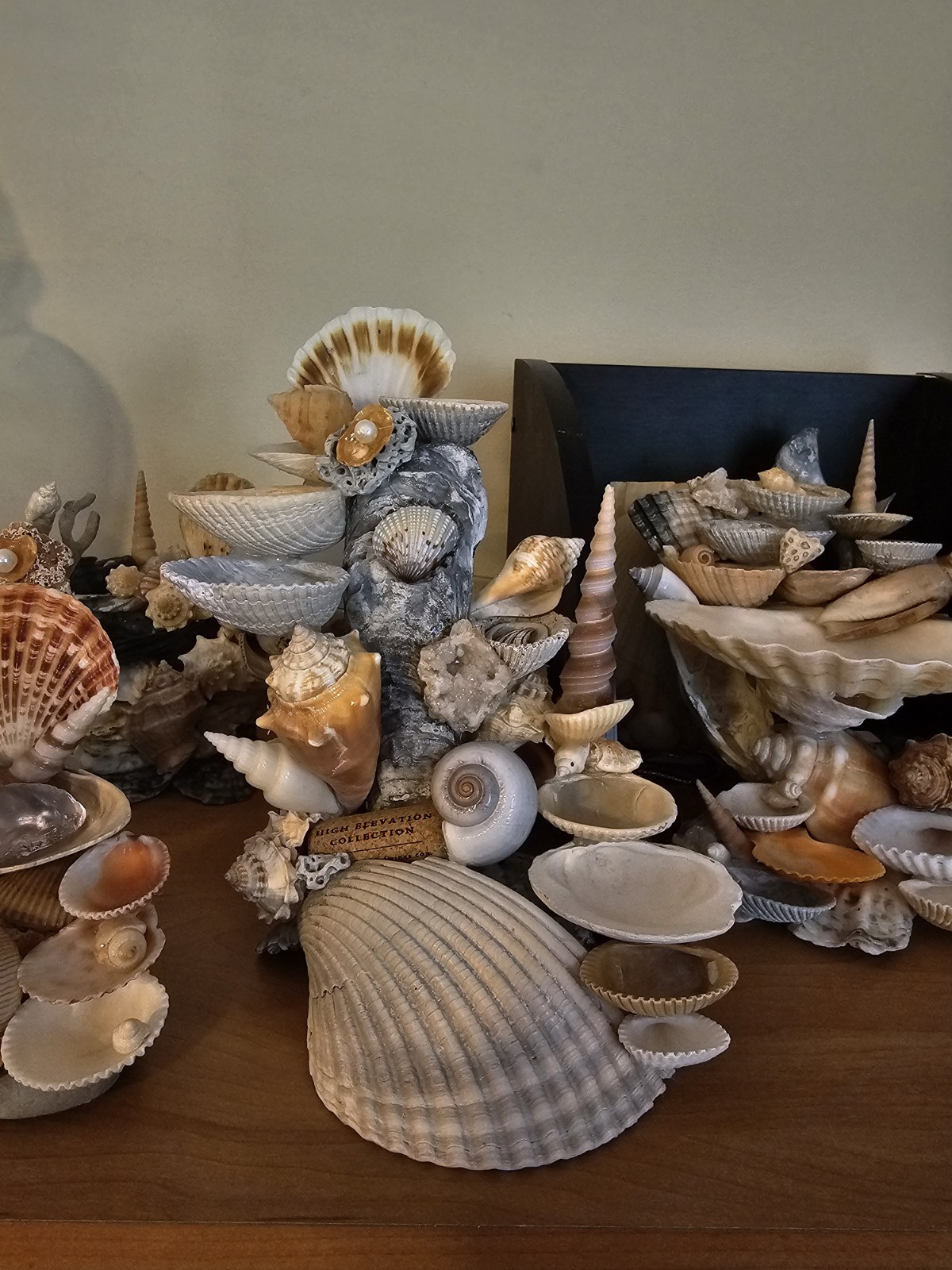 ​Stunning, one-of-a-kind handmade mermaid vanity jewelry stand/trinket tower
