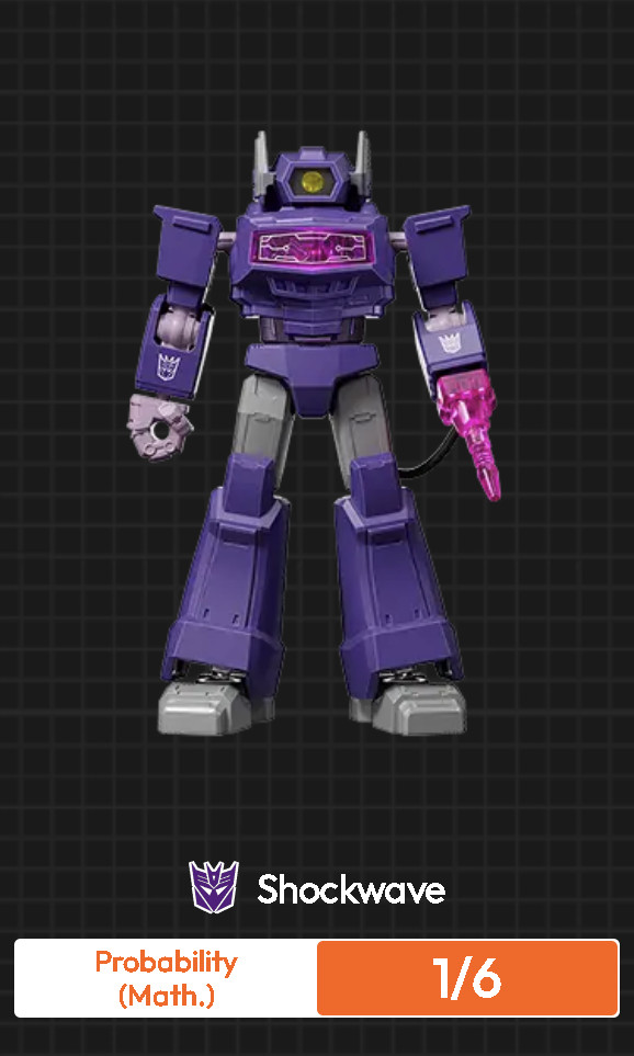 Blokees Transformers Shining Version 04 Mini Model Kit Shockwave 1/6