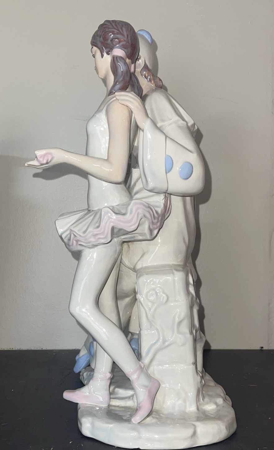 Vintage Ballet Couple Porcelain Dancing Duet Figurine Collectible Art Decor (G8)