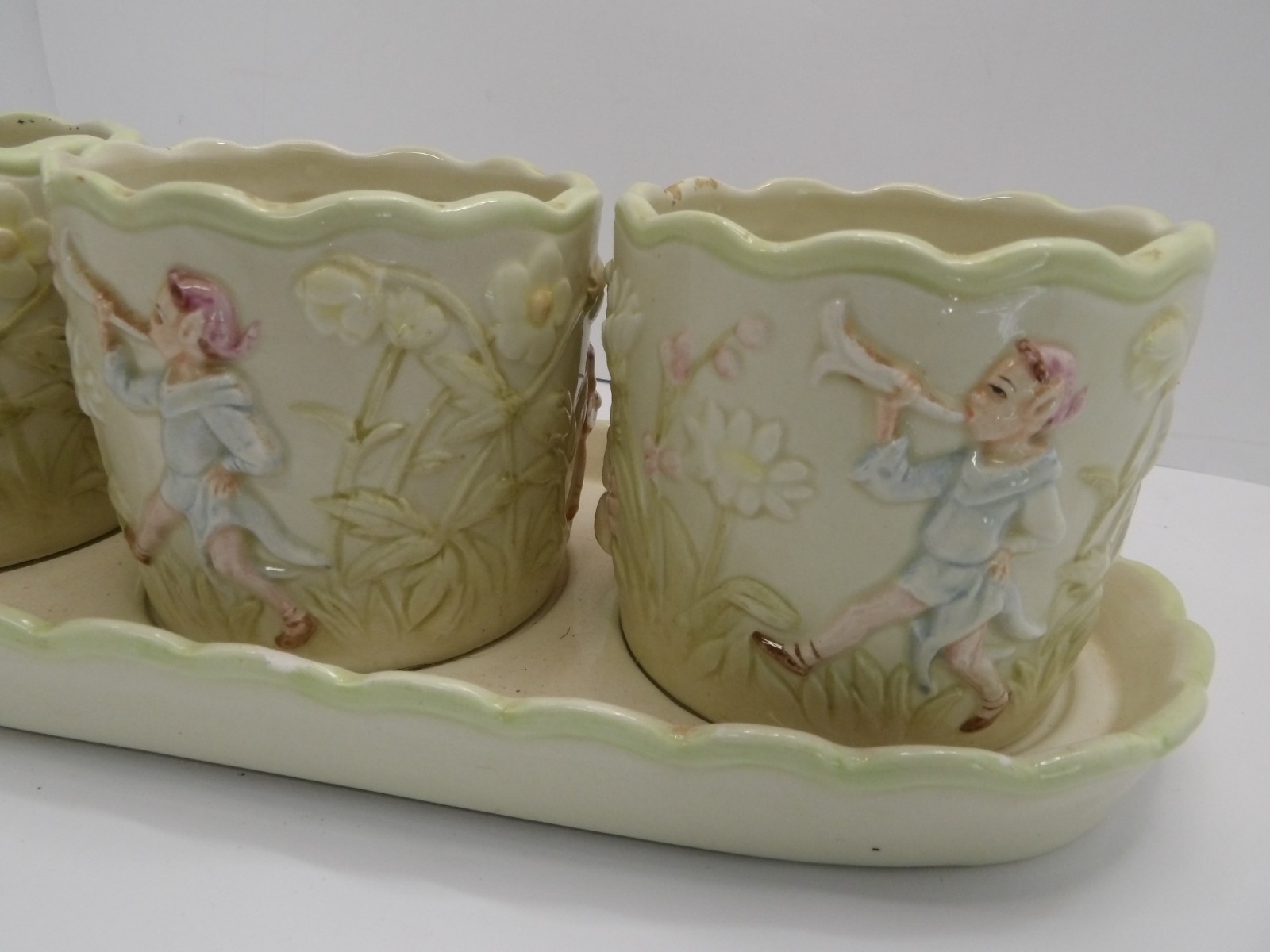 ENCHANTED WOODS Fairy Mini Planter Set j. Willfred Andrea by Sadek Winterthur